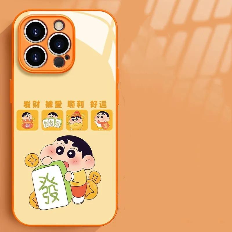 Daji God of Wealth Is Suitable for Apple 17promax Mobile Phone Case iPhone16/15 New Cartoon 14 Glass 13