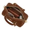 Coach Rowan 18 Classic Logo Print Suede Shoulder Crossbody Handbag Small Women Handbag Warm-Brown CEQ65-IMWBR
