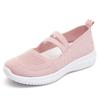 Shoes Women's Summer New Cloth Shoes Large Size Women's Shoes Breathable Fly-woven Shoes Soft Sole Casual
