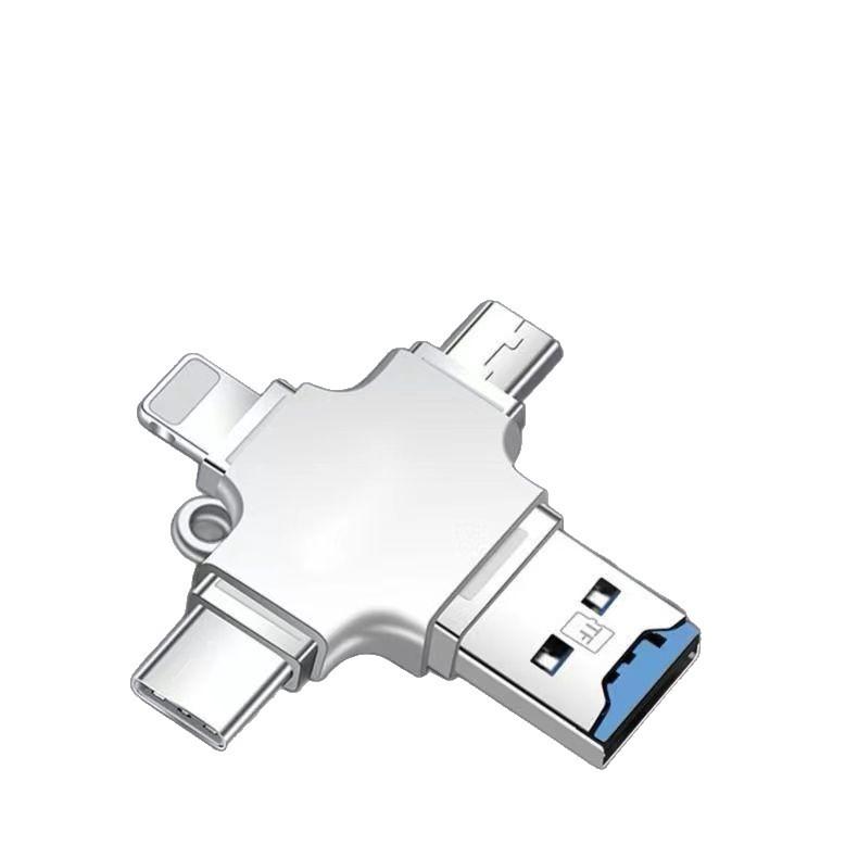 

USB 3.0 OTG 512ГБ/256ГБ Флеш-накопичувач 4 В 1 Type C для i Phone Android iPad Партія