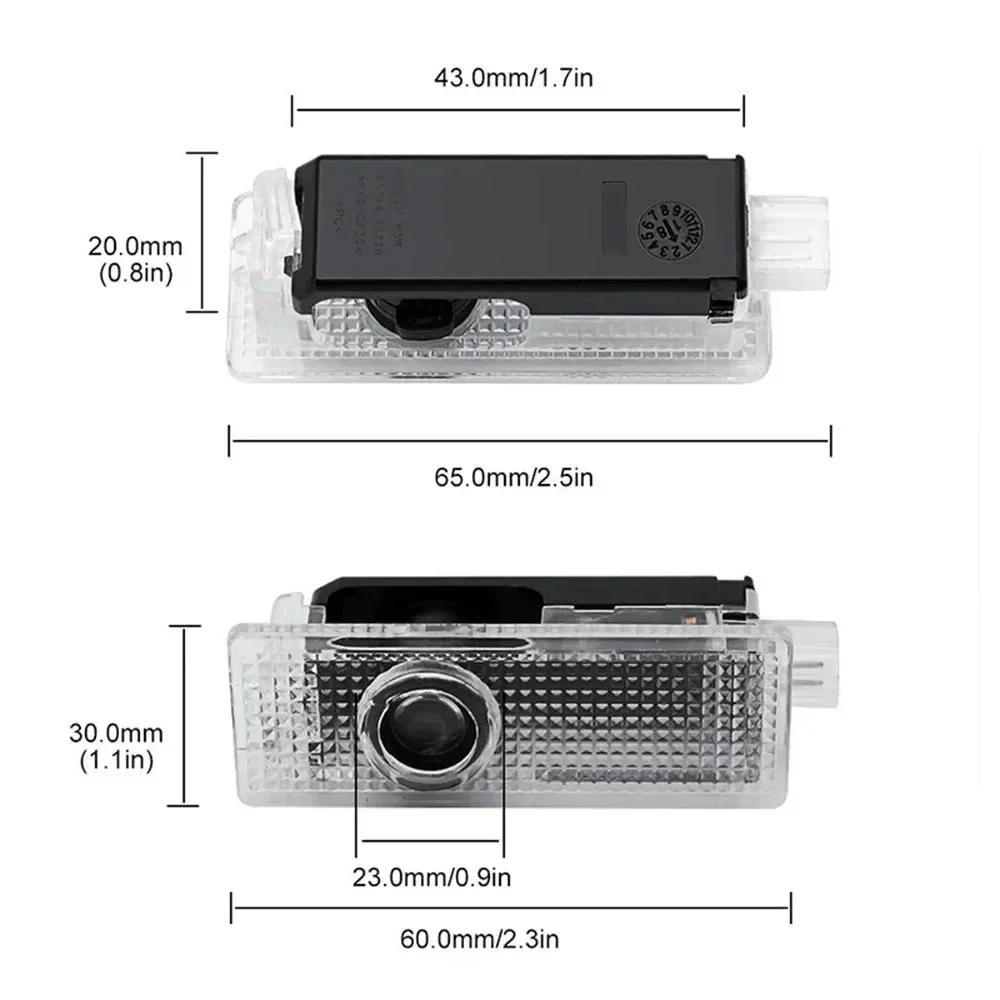 2PCS-LED Car Door logo Projector Lamps Welcome Light For Mini BMW M E90 E60 F18 E46 F30 F20 M2 M5 M3 E87 M4 X3 X5 X1 Accessories OQ0