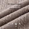 Hengyuanxiang Men's 10A Antibacterial 100% Wool Thick Sweater