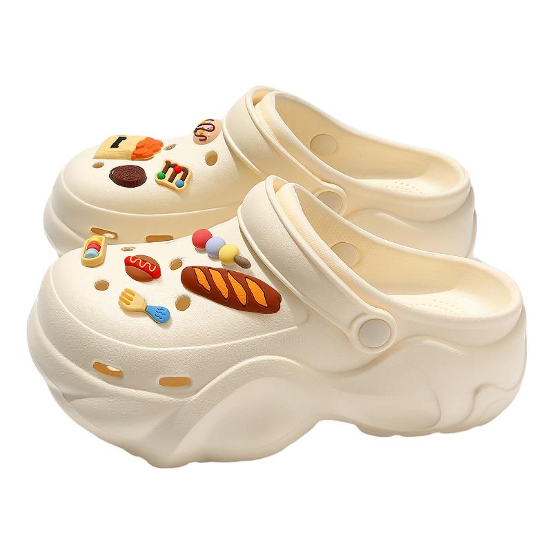 2025 New Summer Women's Crocs: Arch Support, Thick Sole, Eva Outwear, Non-Slip, Soft Sole.