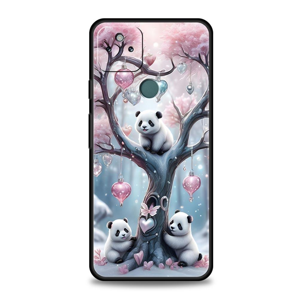 Baby Panda Phone Case Cover for Google Pixel 10 9 8 7 6 9A 8A 7A 6A Pro Shockproof Soft TPU 10 Pro XL Shell Fundas Capas Bags