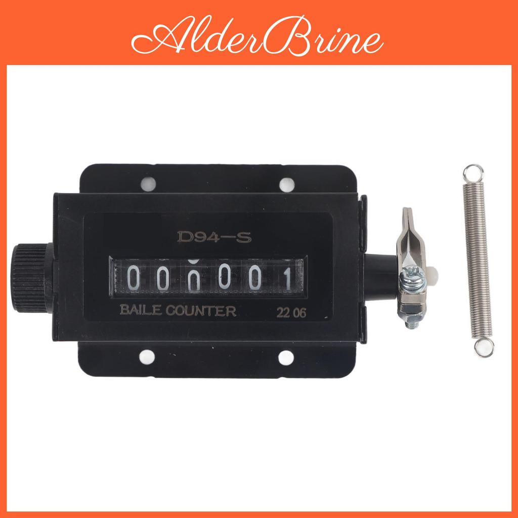 Punch 6 D94s Digit 0999999 Counter Resettable Mechanical Pulling Counter
