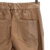 Unused Allureville Fake Leather Pants 2 Brown Women Used