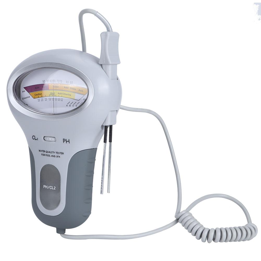 

Портативный тестер воды для бассейна, детектор контроля качества воды хлора PH, измерительный прибор