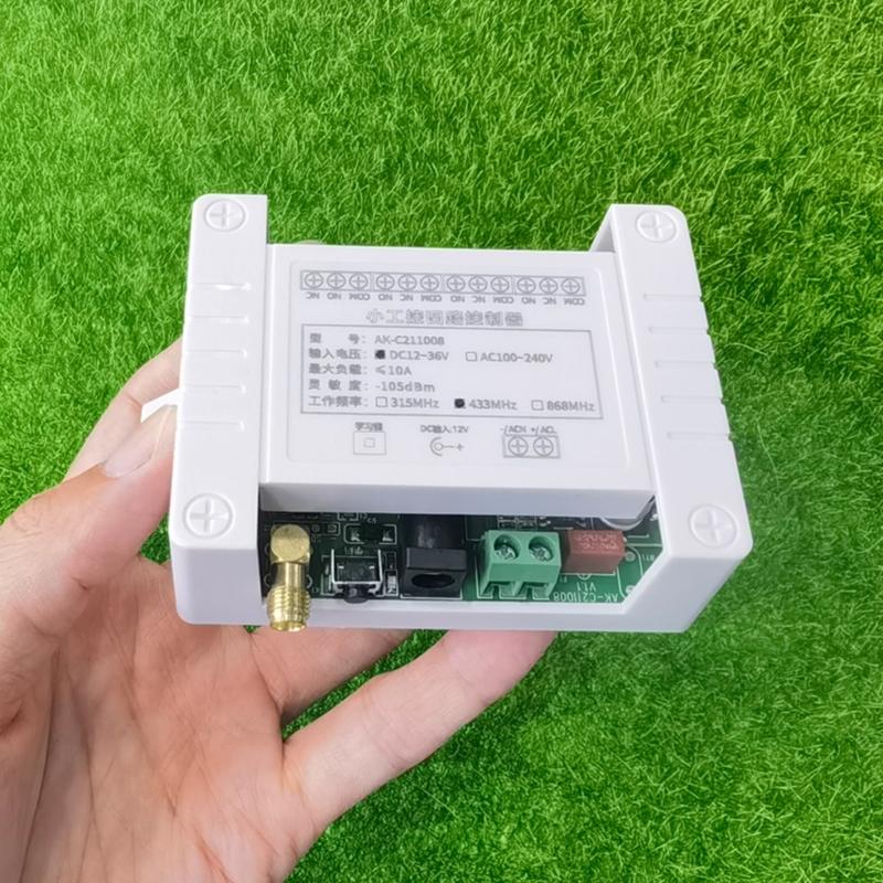 315Mhz 433Mhz DC 85V-260V Four Channel Relay Module Receiver Wireless Remote Control Switch for DC Motor DIY