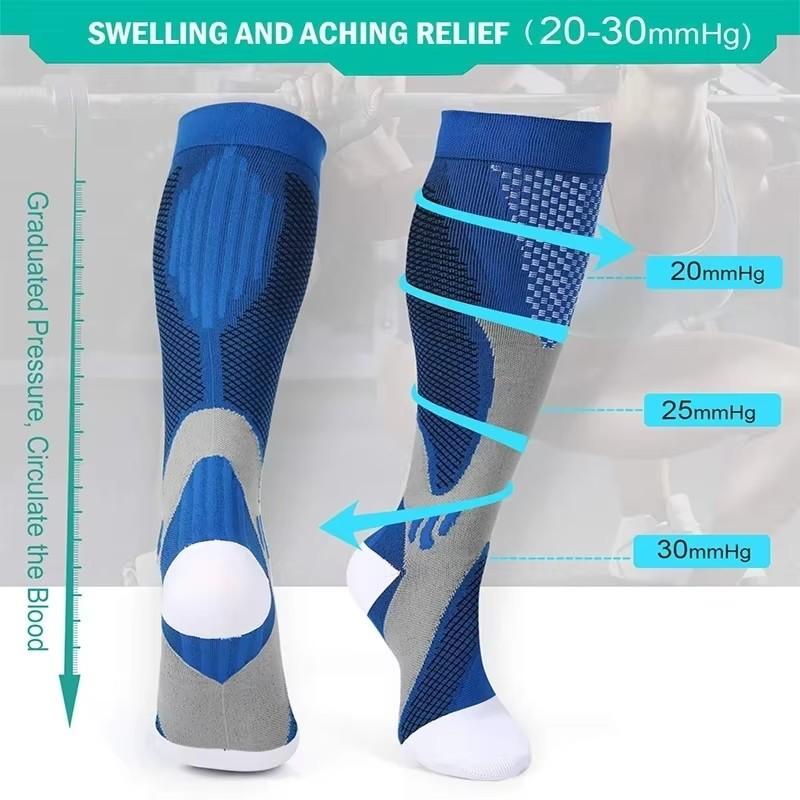 Compression Socks Medical Prevention Of Varicose Veins Anti Fatigue Nylon Care Socks Gym Outdoor Sports Running Football Cycling