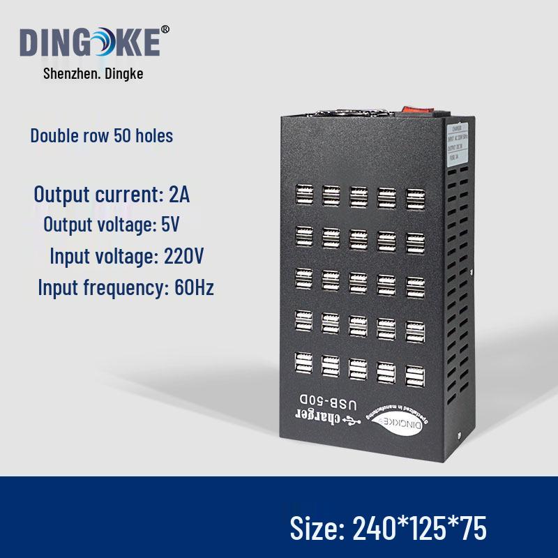 USB Multi-Port Charger: 10-100 Port Station with PD/QC3.0 Fast Charging - Charger King