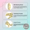 copper Golden Leopard Panther Animal Pendants Charm Compatible With 4MM Hole Diameter Bracelets Do It Yourself Bead Ms Jewellery Gift