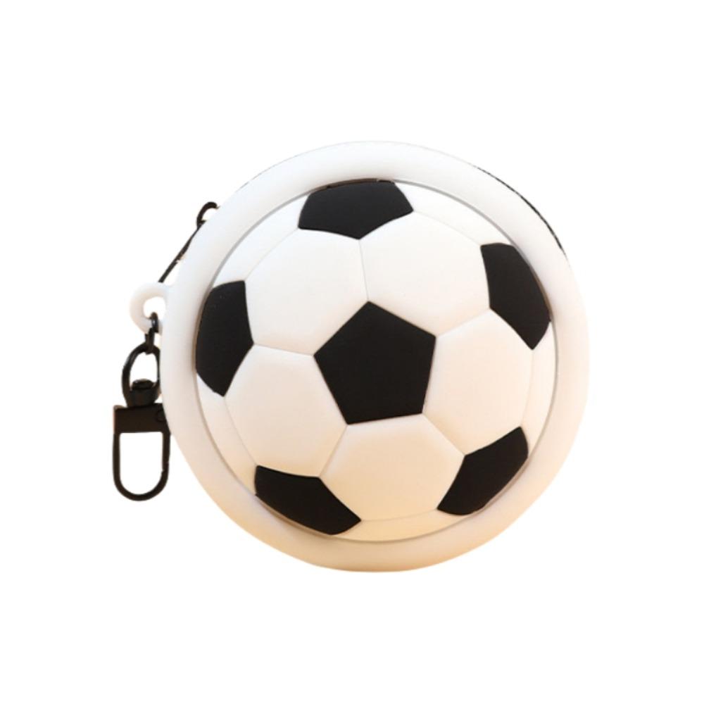 Tennis Basketball Purse Bag Soccer Silicone Earphone Bag Sports Series Coin Purse Wallet  Travel