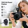 Godox TTL Mini Camera Flash for Intuitive Recycle Approximately 700 Compact Black iT22-N Nikon, Display, 1.5-Second Time, Built-in USB-C Charging,