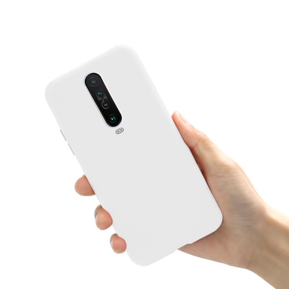 

Shockproof Case For Xiaomi Redmi K30 5G Phone Back Cover Soft TPU Candy Color Case for Coque Xiaomi Redmi K30 K 30 POCO X2 Funda POCO X2 белый