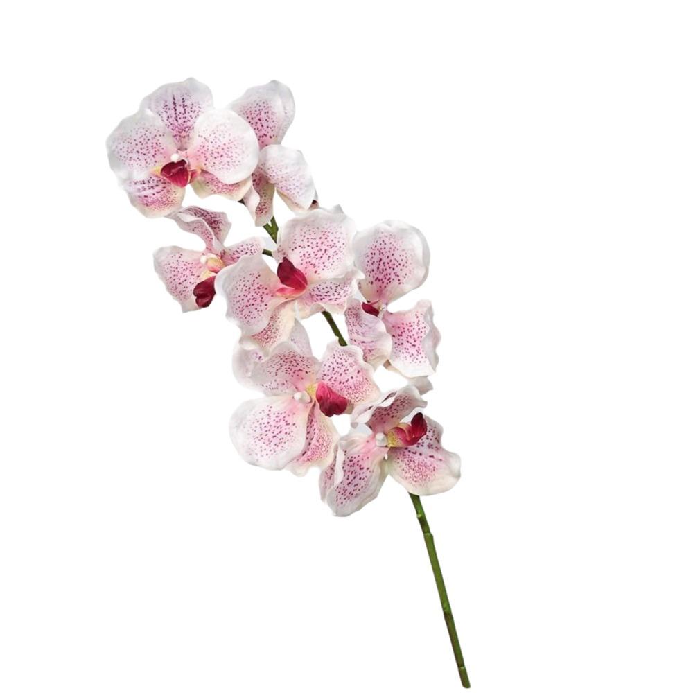 80 CM Length Artificial Orchid Flowers Moisturizing Latex Real Touch Orchids Home Decoration