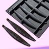 Nonstick 6 Cavity Vanilla Pods Shape Chocolate Molds Food Safe Silicone Easy Releases Vanilla Stick Dessert Cake Mould