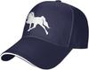 Tennessee Walking Horse Silhouette Polyester Baseball Cap Adult Casual Sun Protection Snapback Hat