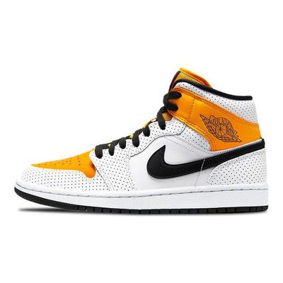 Air 1 Mid Perforated - Zapatillas Blancas Oro Universitario para Mujer Negro BQ6472-107