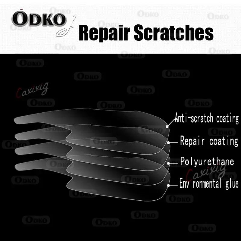 For JAC S4/JS4 19-20 Car Interior Center Console Transparent TPU Protective Film Anti-scratch Repair Film Accessories Refit