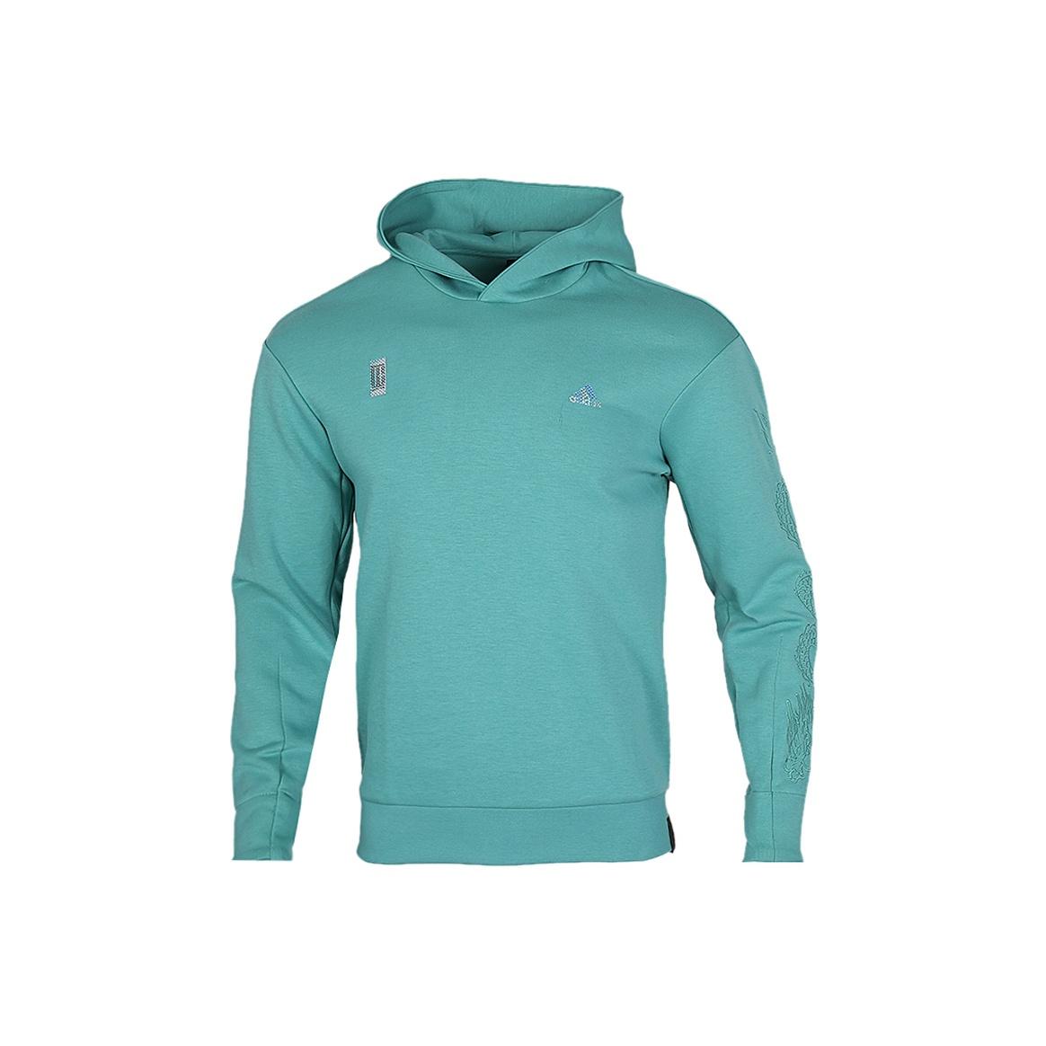 

Adidas High Score Wind Jacket Pullover Hoodie Men Hoodie Emerald-Green FM9334 XS