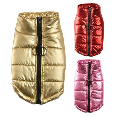 Warme Hundekleidung für kleine mittelgroße Hunde Katzen Winter Outdoor Winddicht Wasserdicht mit D-Ring Welpenjacke Chihuahua Haustierkostüme