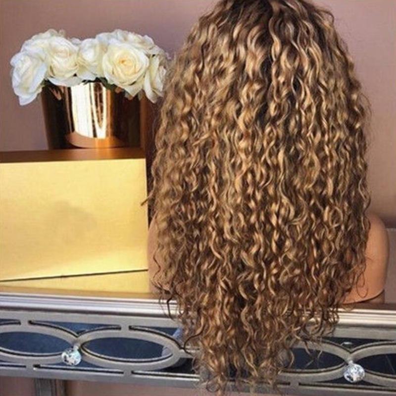 Womens Fashion Synthetic Full Wig Long Curly Wavy Afro Sexy Party Wigs