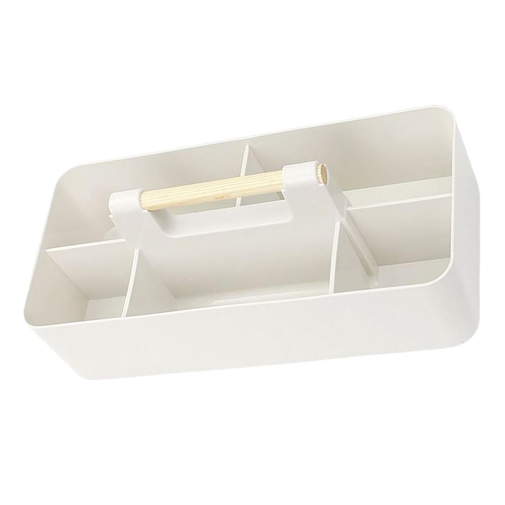 1Pcs Storage Box W/ Handle Holder Multi Grid PP for Pencil Laundry Cabinets