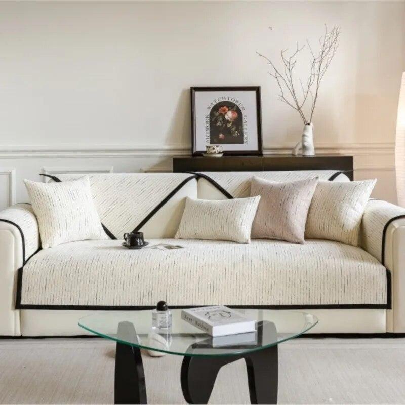 

Нескользящий подлокотник для гостиной, спинка, диванная подушка, коврик, универсальный чехол для дивана из синели, роскошный чехол для дивана, чехлы для диванов 70X70cm 1pc