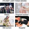Șosete de yoga respirabile de înaltă calitate pentru femei, bandaj anti-alunecare, șosete pentru Pilates, șosete din bumbac pentru antrenament de balet, dans, fitness