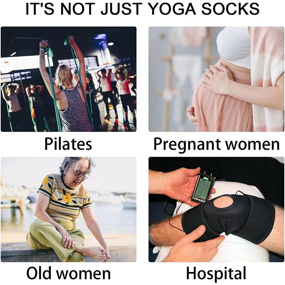 Șosete de yoga respirabile de înaltă calitate pentru femei, bandaj anti-alunecare, șosete pentru Pilates, șosete din bumbac pentru antrenament de balet, dans, fitness