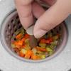 Sink Strainer Silicone/Stainless Steel Gray 11X11 Cm