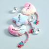 Heart-Shaped Knot Dog Toy - Durable Chew, Cartoon Squeaky, Molar Toy for Dogs & Cats, Pet Supplies
