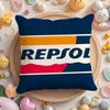 Pikpaka Cute Pink R-Repsol Petrleos Cushion Cover Plush Fabric Soft Double-Sided Printed Sofa Warm Winter Home Gift Pillow Cover