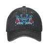 Urban Pattern Hip Hop Graffiti Street Art Baseball Caps Washed Denim Hats Casquette Sports Baseball Cowboy Hat for Unisex Women