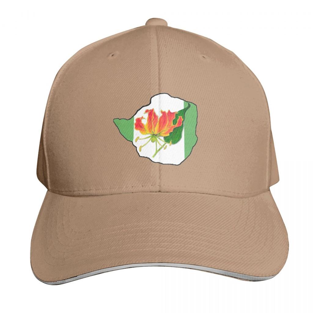 Flame Lily of Rhodesia Baseball Cap Sun Protection UPF Breathable Mesh Back Moisture Wicking Quick Dry