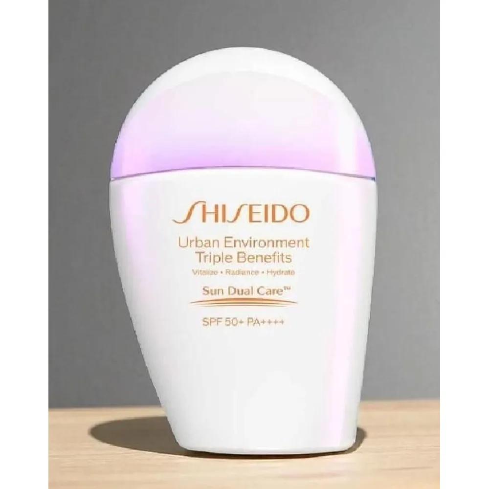 Shiseido Urban Environment Triple Beauty Sun Care Emulsion SPF50+ 30ml