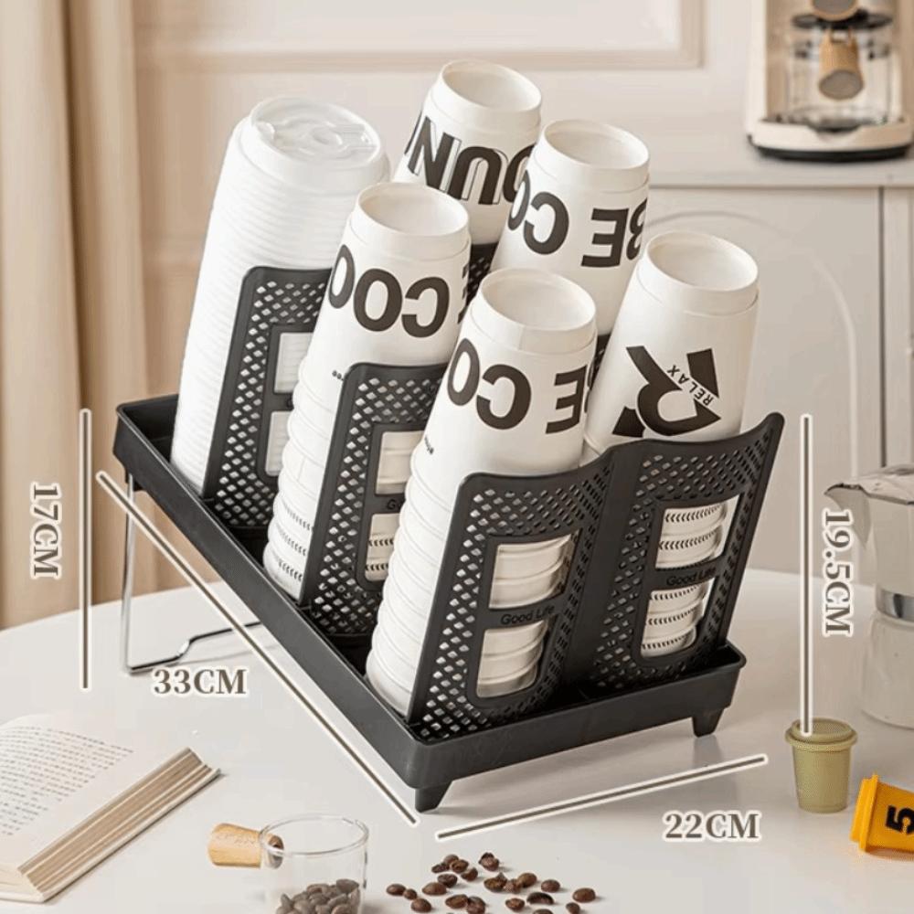 Foldable Cup Holder Bracket Coffee Shop Cup Rack Easy To Pick and Place Cup Storage  Coffee Shop