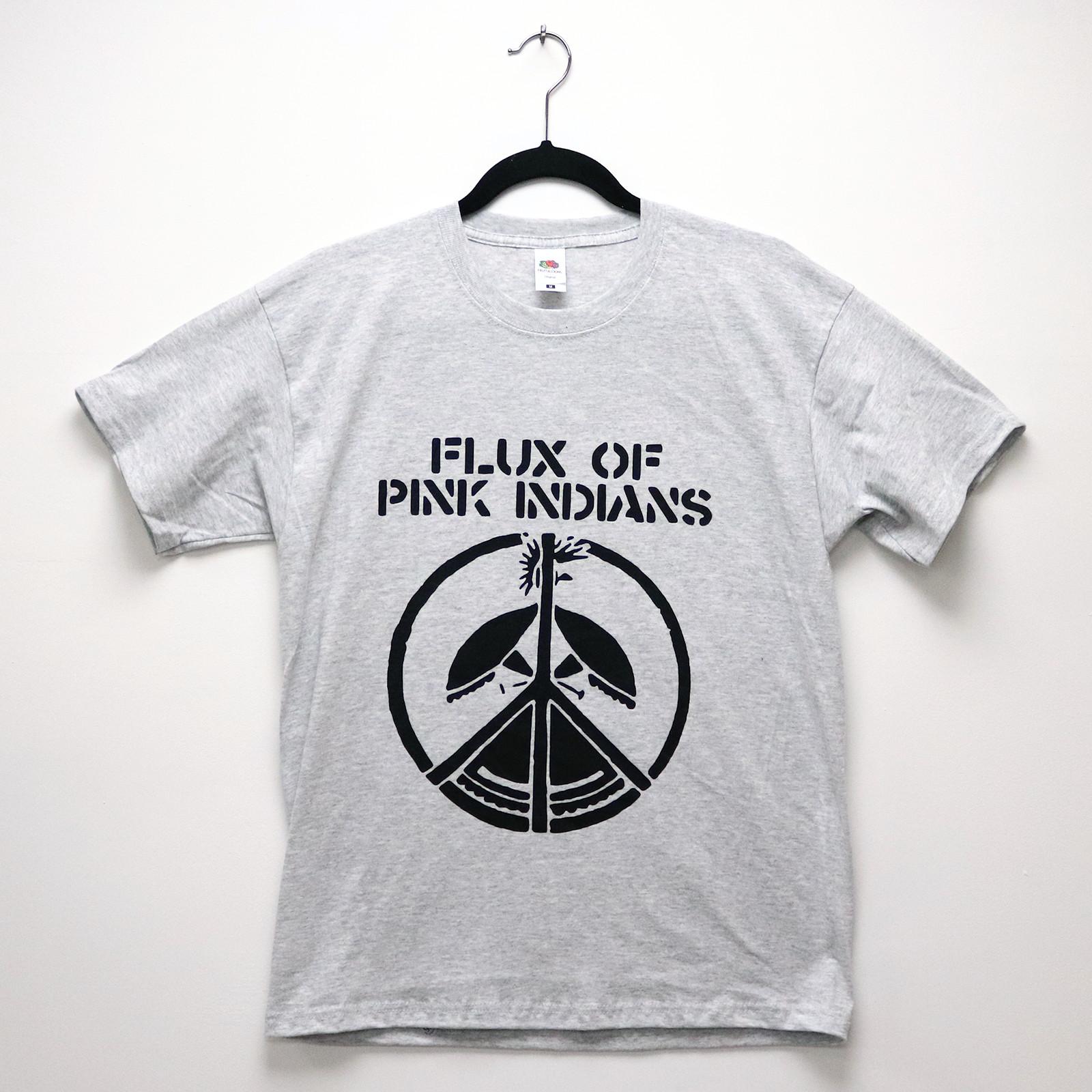 Flux Of Pink Indians T-shirt Anarcho Punk UK82 Crass Records L