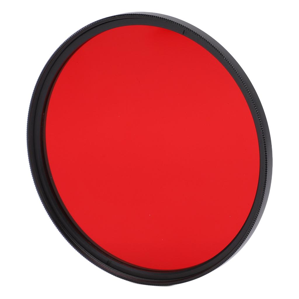 Červený filtr objektivu fotoaparátu Vysoce kvalitní Červený plnobarevný filtr objektivu fotoaparátu pro Nikon DSLR fotoaparát 77 mm