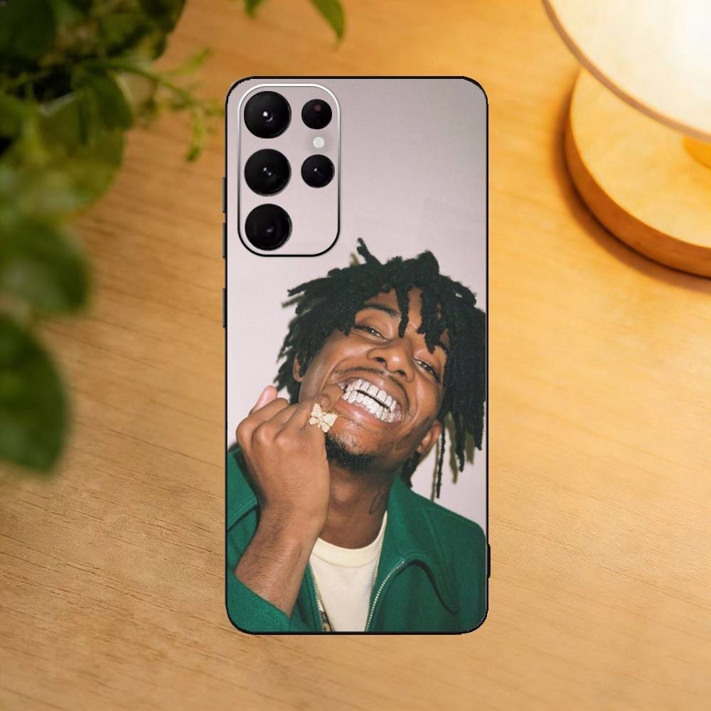 Playboi C-Carti Rapper Phone Case For Samsung S25,S24,S21,S22,S23,S30,Ultra,S20,Plus,Fe,Lite Black Shell
