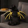 Cute Cat Bat Costume Halloween Pet Wings, Costume, Skeleton Wings Creative Dog Suit with Bells, Festive Apparel for Cats Dogs Cosplay Party