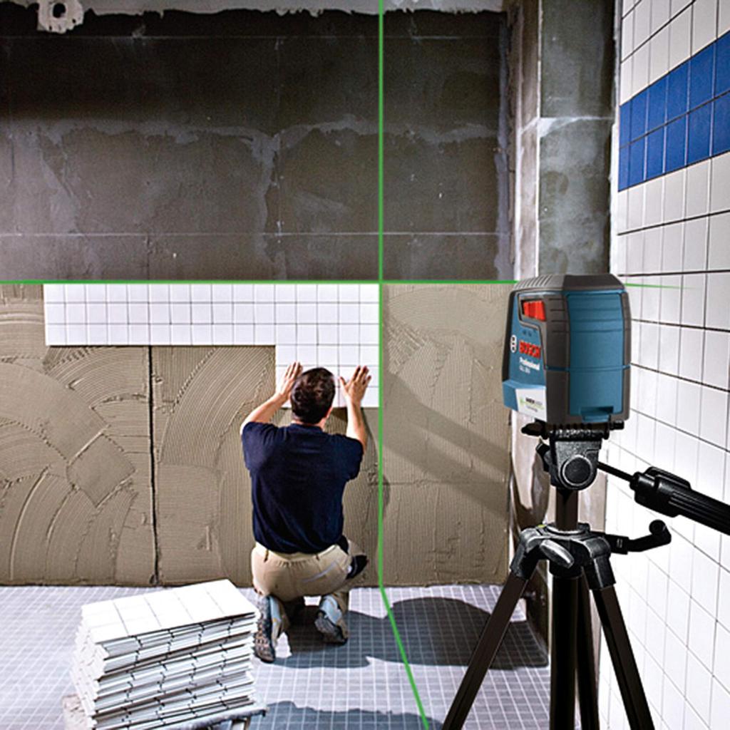 Bosch Professional Cross Line Laser (Direct Green Laser) GLL30G