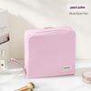 Large Capacity PU Travel Makeup & Pencil Case: Stand-up Bag with Compartments for Brushes & Palettes