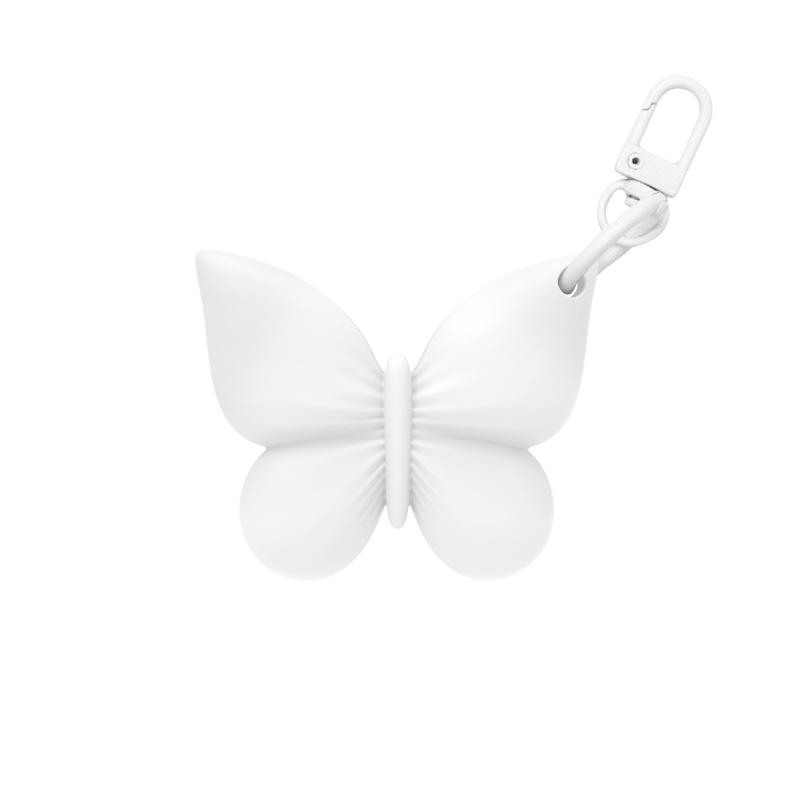 Portable Silicone Lip Balm Holder Keyring for Easy Access Stylish Bowknot Design