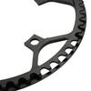   53T CNC Aluminum Alloy Mountain Bike Single Crank Chain   Repair Parts (Black)