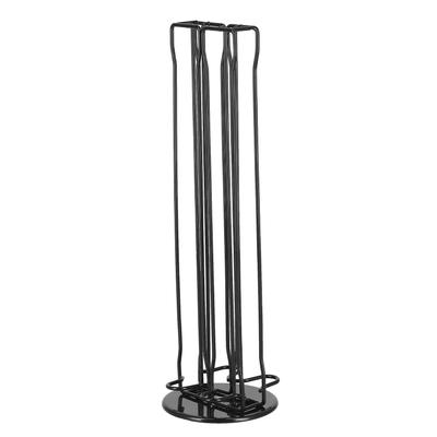 Coffee Capsule Rack 360 Degrees  Rotatable Metal Coffee Capsules Holder Rack Simple Design Holds 40 Coffee Pods for