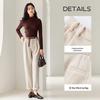 Xiangying Women's 2025 Winter Straight Wide-Leg Casual Pants