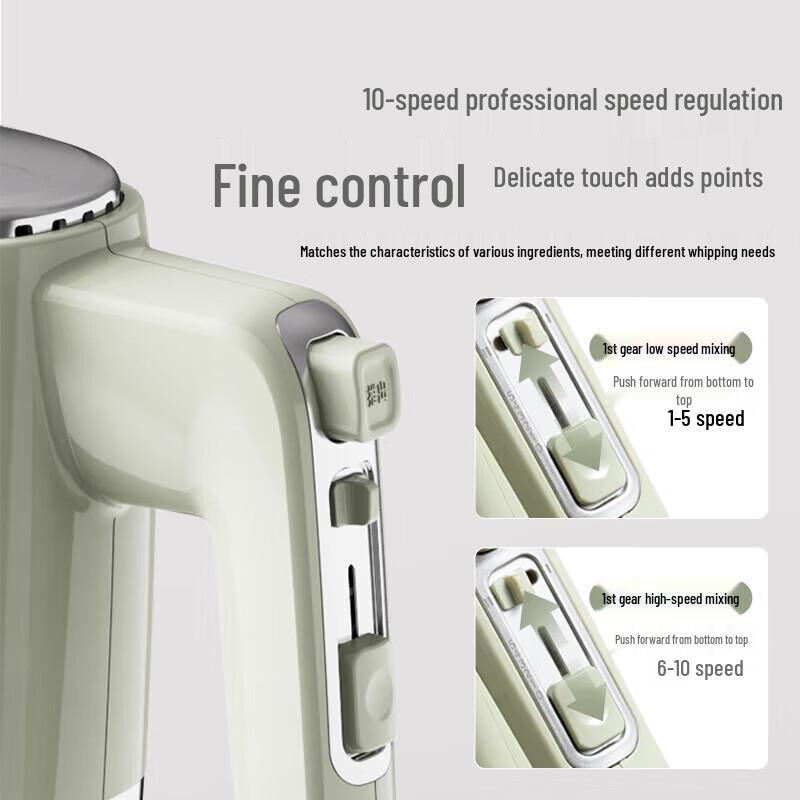 BEAR Handheld Electric Egg Beater CN Plug (adapter Included)