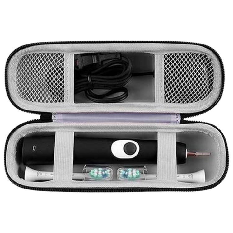Convenient Electric Toothbrush Case for Travel with Compartment Bathing Supplies