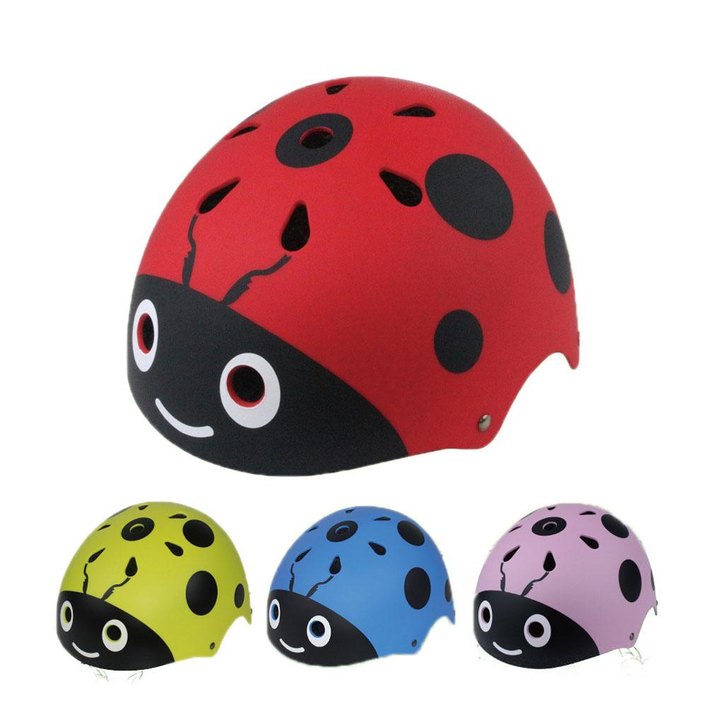 Children Kids Safety Protection Bike Helmet Cute Cartoon Ultralight Breathable Safety Hat for Outdoor Sports